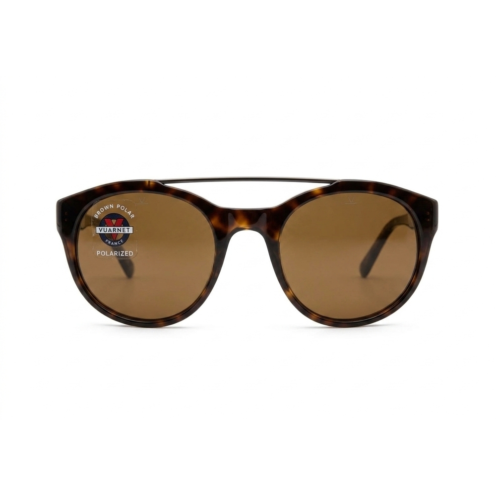 NEW VUARNET men's polarized lens sunglasses in brown